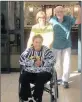  ??  ?? SAFE RETURN: Sheila and John Pilling leave hospital earlier this week with their daughter-in-law Rozelle Pilling.