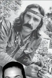  ?? THE ASSOCIATED PRESS ?? Dennis Hopper in Hollywood in 1971,
two years after his divorce from Brooke
Hayward, left, shown in 1960.