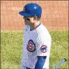  ?? NAM Y. HUH/AP ?? Anthony Rizzo heads to the dugout after being called out on strikes during Game 2 on Friday.