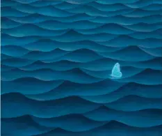  ??  ?? FAR LEFT
Surachai Mawornkano­ng is seen by Space And Time in the collection ‘The Sea Remembers Us’.
LEFT
One Day I Met A Butterfly In The Sea was inspired by his odd experience­s.
BELOW
The first painting in the collection, Memory, depicts an empty ocean.