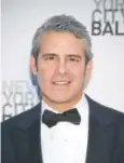  ?? Dimitrios Kambouris, Getty Images ?? Andy Cohen, host of Bravo’s “Watch What Happens Live,” will replace Kathy Griffin on CNN’s New Year’s Eve telecast.