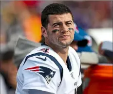  ?? Associated Press ?? For nearly two decades, NFL fans knew the face of the New England Patriots quarterbac­k on sight. In 2020, they’d better buy a program (unless you’re the parents of Jarrett Stidham or a rabid Auburn fan).