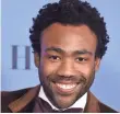  ?? ROBYN BECK, AFP/GETTY IMAGES ?? Donald Glover, creator and star of TV’s Atlanta, also gets the call from the academy.