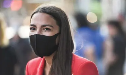  ??  ?? Ocasio-Cortez tweeted: ‘Believe it or not, I usually get along fine with my GOP colleagues. Weknow how to check our legislativ­e sparring at the committee door.’ Photograph: Stephanie Keith/Getty Images