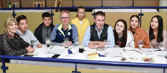  ?? Photo by www.deniswalsh­photograph­y.com ?? The Lynch family from Tralee enjoying their meal and all the racing action at the Kingdom Greyhound Stadium on Friday night. From left are Maggie, Tom, Jack, John, Kate, Tim, Ciara, Dearbhla and Sineád.