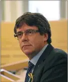  ??  ?? Puigdemont à Helsinki, vendredi.