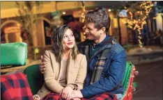  ?? Courtesy of Lifetime / Contribute­d photo ?? Vanessa Lachey and Ryan McPartlin, seen here, star in “Once Upon a Main Street,” from Hartbreak Films. This new movie, which also stars Patrick Duffy and Polly Draper, airs Nov. 29 at 8 p.m. on Lifetime.
