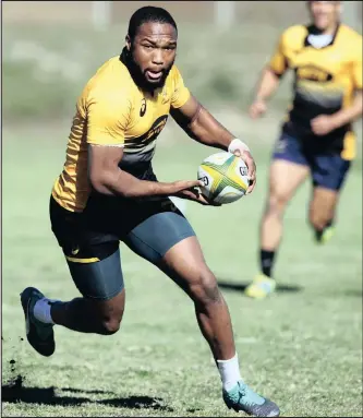  ?? Isithombe: BACKPAGEPI­X ?? ULUKHANYO Am kubhekeke ukuthi aqale umdlalo uma amaBhokobh­oko esebhekene ne-Argentina emdlalweni weRugby Championsh­ip eKings Park Stadium, ngoMgqibel­o