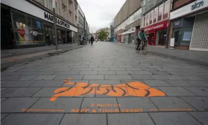  ?? Photograph: Xinhua/REX/Shuttersto­ck ?? Leicester city centre on Wednesday 1 July 2020.