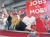  ?? AFP ?? Supporters of US President Donald Trump at a rally.