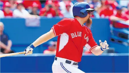  ?? DAVEABEL ?? Former Toronto Blue Jays slugger Adam Lind, who hit .303 and had an .875 OPS with the Washington Nationals last season, is among several top free agents who have been unable to land a contract this season with spring training already underway.