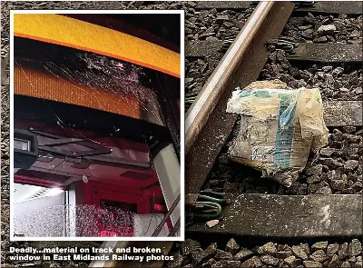 Trains hit by rocks thrown from bridge - PressReader