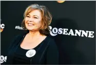  ?? AP PHOTO BY JORDAN STRAUSS ?? In this March 23, file photo, Roseanne Barr arrives at the Los Angeles premiere of “Roseanne” on Friday in Burbank.