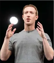  ??  ?? Facebook chairman Mark Zuckerberg.