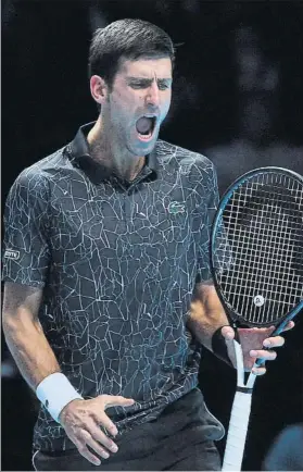  ?? FOTO: GETTY ?? Novak Djokovic, expeditivo. Partido redondo para ganar en dos sets a Isner