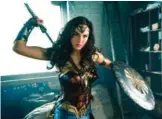 ?? — AP photos ?? This image released by Warner Bros Entertainm­ent shows Gal Gadot in a scene from "Wonder Woman."