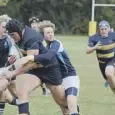  ??  ?? 0 Zander Fagerson in action for Strathalla­n with Murray Mccallum, right, in support.