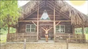  ?? ?? The cabin at St Cuthbert’s Mission in 2018