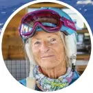  ??  ?? Heidi Schenk var en av Gasteins första skidinstru­ktörer. I dag åker hon bara för nöjes skull.