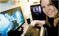  ?? COURTESY OF CORINNE LEBRUN ?? Startup coach Corinne Lebrun, 55, is getting into a hobby she’s always been curious about — PC gaming.