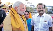 ??  ?? DMK state president L Murugan with Prime Minister Narendra Modi (File photo)