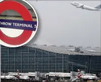  ?? Dan Kitwood/Getty Images ?? PLANES, TRAINS AND NIGHT TUBE: The Picadilly line will run to T5 on Friday and Saturday nights