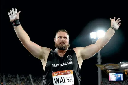  ?? GETTY IMAGES ?? Shot putter Tom Walsh won both the Sportsman and Supreme honours at the Halberg Awards last night.