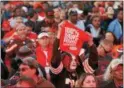  ?? TIM PHILLIS — THE NEWS-HERALD ?? Fans cheer on during the Browns NFL draft party on April 27 in Cleveland.