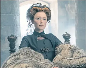  ??  ?? ● Saoirse Ronan as Mary, Queen of Scots in the 2019 movie