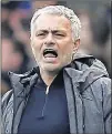  ??  ?? OLD BOSS: Mourinho