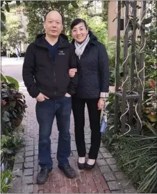  ?? SUBMITTED PHOTO ?? Tony Liu and Suki Li are married and moved to America 25 years ago. The couple owns Lily Asian Cuisine on State Street in downtown Kennett Square.