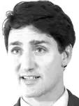  ??  ?? Justin Trudeau