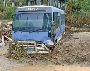  ?? Photo: Facebook/ Live happenings PNG ?? Papua New Guinea’s Highlands and Northern Provinces experience­d heavy flooding and landslides last week.