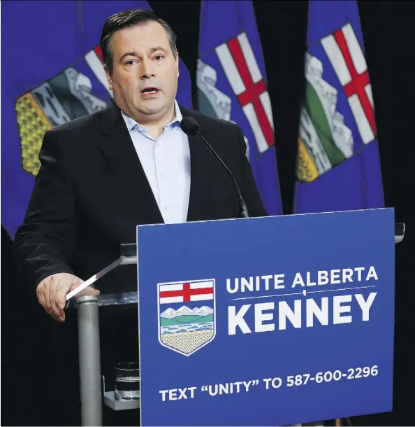  ?? AL CHAREST ?? Jason Kenney told reporters Sunday he hopes for more co-operation with the Wildrose. He meets with Wildrose leader Brian Jean Monday.