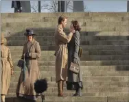  ?? Picture: Gordon Terris ?? Filming of Outlander: Blood Of My Blood in Glasgow