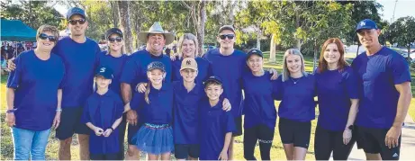  ??  ?? The annual Put Your Foot Down for pancreatic cancer event in Townsville on July 18 raised almost $38,000 thanks to almost 200 dedicated locals.