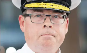  ?? — ADRIAN WYLD/THE CANADIAN PRESS ?? Vice-Admiral Mark Norman’s lawyer in his breach of trust case suggests that someone else leaked confidenti­al informatio­n about a ship deal.