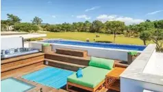  ??  ?? Luxury: Villas come with pools and large sun terraces