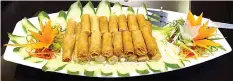  ??  ?? Spring Rolls