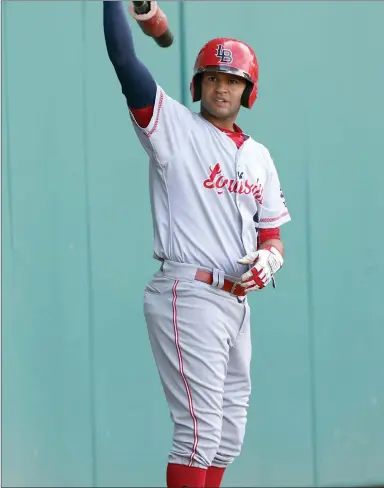  ?? File photo by Louriann Mardo-Zayat / lmzartwork­s.com ?? Pawtucket native Mason Williams continues his journey to get back to Major League Baseball with the Cincinnati Reds Triple-A team, Louisville. Williams, who made the majors with the Yankees in 2015, is hitting .253 with the Bats.