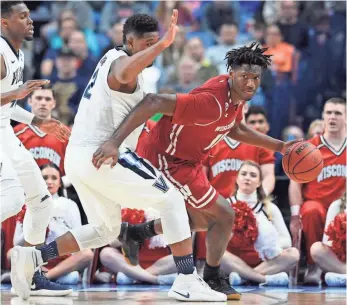  ?? MARK KONEZNY, USA TODAY SPORTS ?? Wisconsin’s Nigel Hayes has played in 16 NCAA tourney games and seeks a third Final Four trip.