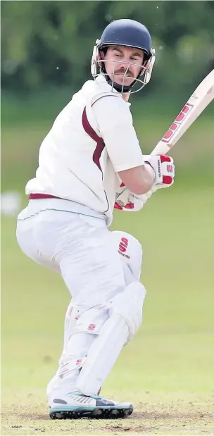  ?? Tony Greenwood ?? Ockert Erasmus hit 21 for Accrington in their T20 defeat against Todmorden