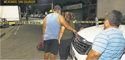  ??  ?? DOS HOMBRES FUERON ATACADOS EN LAS CERCANÍAS DE UNA LLANTERÍA EN LA COLONIA BUENA VISTA, UBICADA EN CALLE AL CENTRO PENAL LA ESPERANZA (CONOCIDO COMO MARIONA).