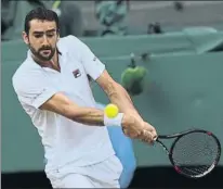  ?? FOTO: A. JIMÉNEZ ?? Cilic, campeón del Open USA’14, a emular a Ivanisevic