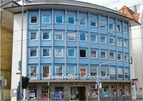  ?? Foto: Dagmar Hub ?? Die Zundeltor Apotheke in Ulm steht unter Denkmalsch­utz.