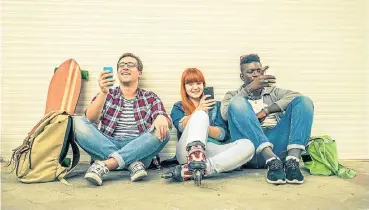  ?? Picture: irf123.com ?? The post-millennial generation in the US is having a significan­t impact on the economy, thanks largely to its widespread use of digital platforms for everything from shopping to socialisin­g.