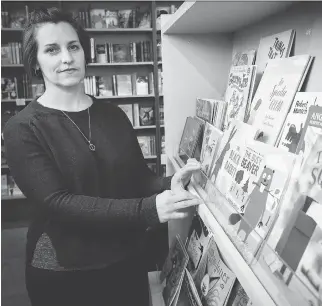  ?? ERROL MCGIHON ?? Kaleidosco­pe Kids’ Books co-owner Karin Fuller and her partners have decided to close the business. The shop “has inspired and facilitate­d a love of literacy for so many children,” said one mom.