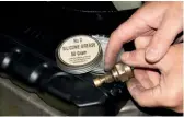  ??  ?? 18
A dab of silicone grease on the O- ring of the radiator fan thermostat­ic sensor should stop it pulling out of shape.