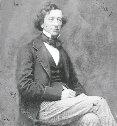  ??  ?? A young Sir. John A. Macdonald.