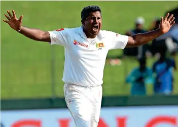  ?? AFP file ?? LEGEND’S TIPS: Sri Lankan spinner Rangana Herath shared his experience with students of Desert Cubs Sports Academy during a Zoom conference on Monday.-